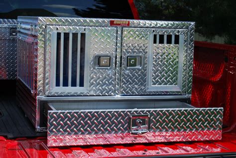 metal dog box doors|dog box with storage.